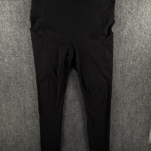 Fabletics Black Pureluxe Athletic Leggings Women Yoga Pants Stretch 30x26.5 - Picture 1 of 13